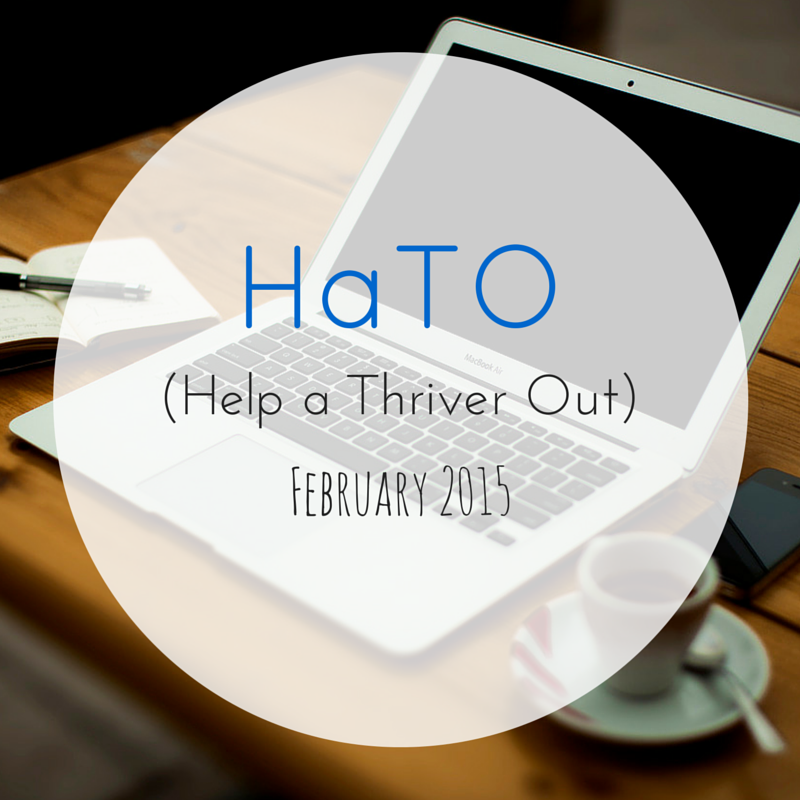 HaTO(Help a Thriver Out)